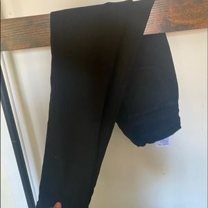 black dress up pants size small